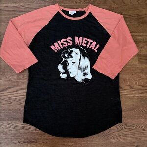 Lularoe Burnout Miss Metal Randy